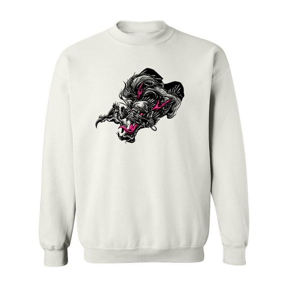 Dragon With Pink Details Sweatshirt Men -Image by Shutterstock, Male XX-Large