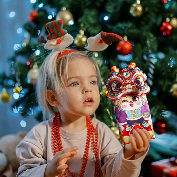 Dragon Year Red Envelope under $5! Yannianjz Fabric Crimson Envelope ...