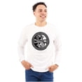 thumbnail image 1 of Dragon Yin Yang Style Symbol Balance Long Sleeve TShirt Men Women Brisco Brands L, 1 of 6