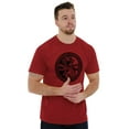 thumbnail image 1 of Dragon Yin Yang Style Symbol Balance Men's Graphic T Shirt Tees Brisco Brands X, 1 of 6