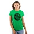 thumbnail image 1 of Dragon Yin Yang Style Symbol Balance Womens Fitted Plus Size Graphic Tee Brisco Brands 2X, 1 of 5