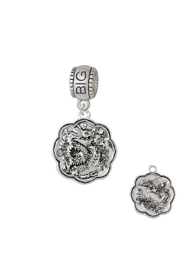 Dragon and Phoenix Medallion - Big Sister Charm Bead