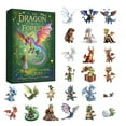 thumbnail image 1 of Dragon in the Forest 2025 Advent Calendar with 24 Unique 2D Fantasy Dragon Figures and Storybook Gift Box Set for Holiday Countdown, 1 of 5