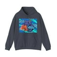 thumbnail image 1 of Dragon of Elements, Skate n' Surf wear hand drawn on a Hoodie Sweatshirt, 1 of 4