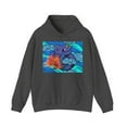 thumbnail image 1 of Dragon of Elements, Skate n' Surf wear hand drawn on a Hoodie Sweatshirt, 1 of 4