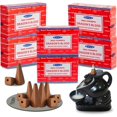thumbnail image 1 of Dragon's Blood Backflow Incense Cones for Waterfall Aromatic Smoke Fountain Haze Falls and Mat Bundle - Pack of 6, 1 of 3