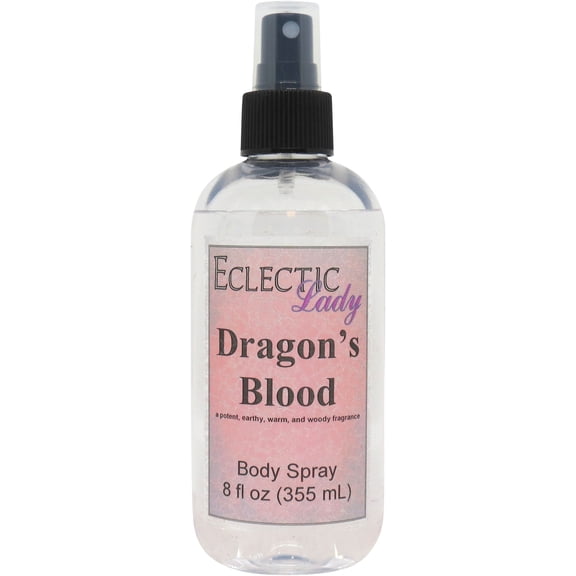 Dragon's Blood Body Spray, Eclectic Lady, Hydrating Mist, Unisex, 8 oz