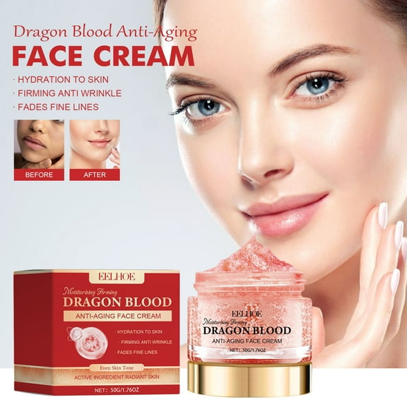 Dragon's Blood Moisturizing Face Cream, Reducing Fine Lines, Smoothing Pores, Hydrating, Brightening, and Firming Skin
