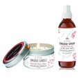 thumbnail image 1 of Dragon's Blood Smudge Spray and Candle Bundle | for Cleansing House, Meditation, Chakra Healing, Aromatherapy | Smudging Candle with Crystals and Herbs, 1 of 1