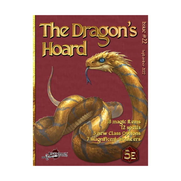 Legendary Games Dragon's Hoard Issue #22 New