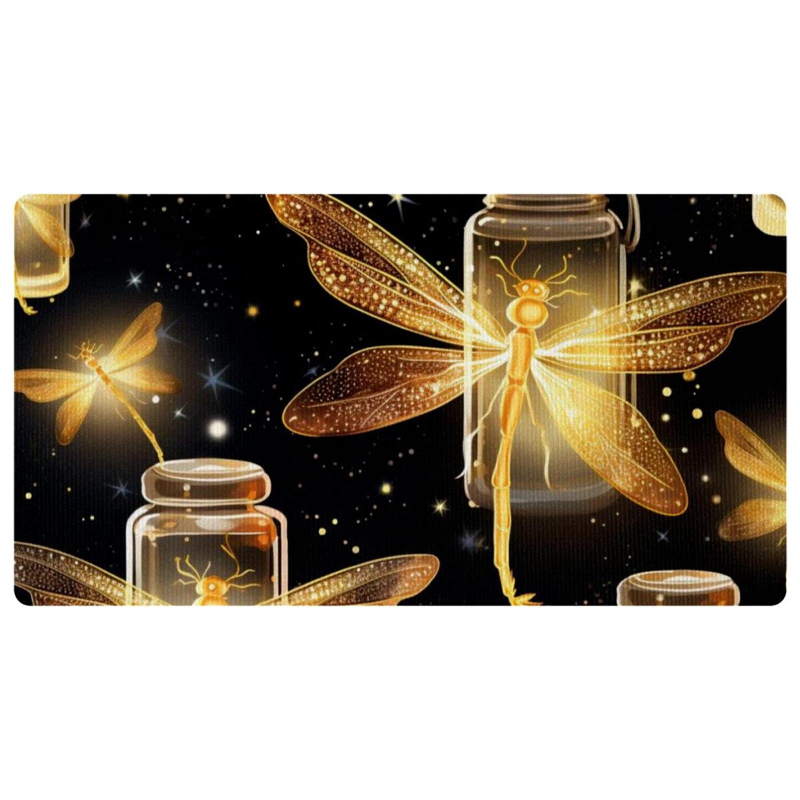 DragonBtu Anti Fatigue Mats for Kitchen Floor, Glowworm Light Kitchen