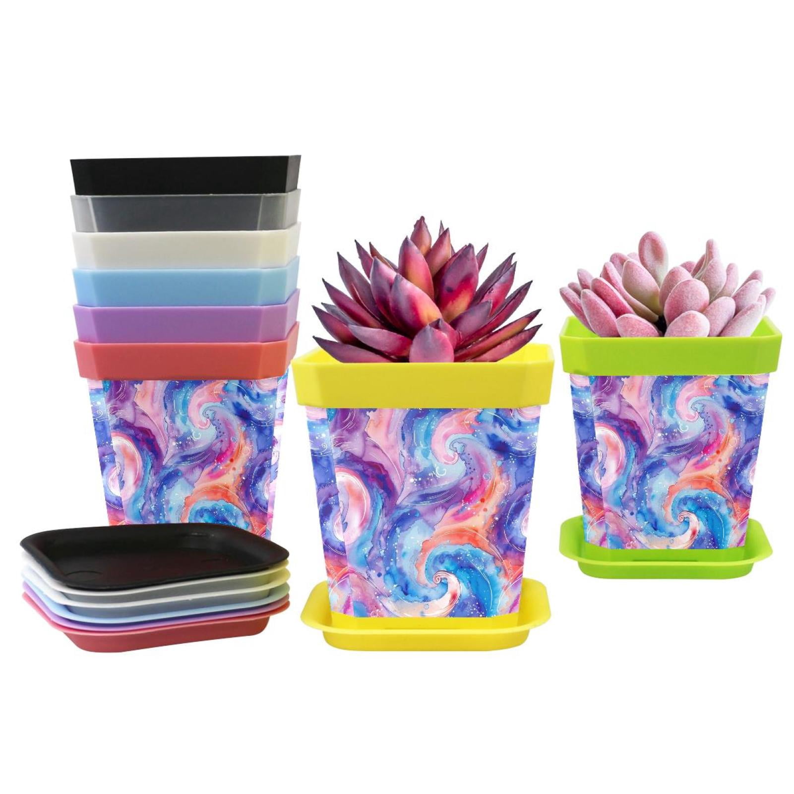 DragonBtu Plant Pots with Drainage - Home Decor Flower Pots for Indoor ...