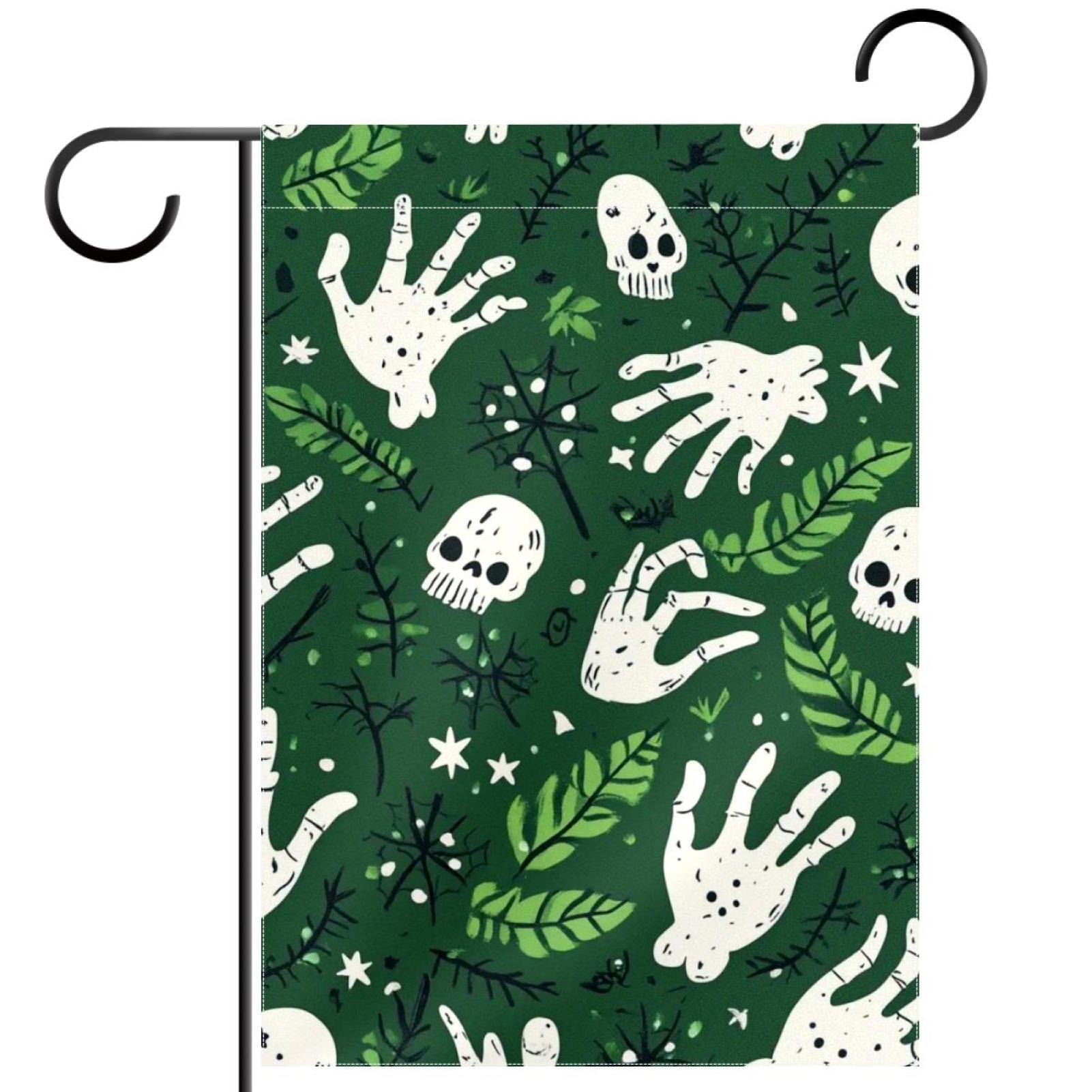 Toland Home Garden Bandiera Decorativa Sugar Skulls - 31,8x45,7 Cm - 2