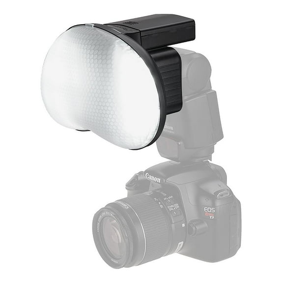 DragonEye Speedlight Diffuser with LED light for Video from Fotodiox Pro