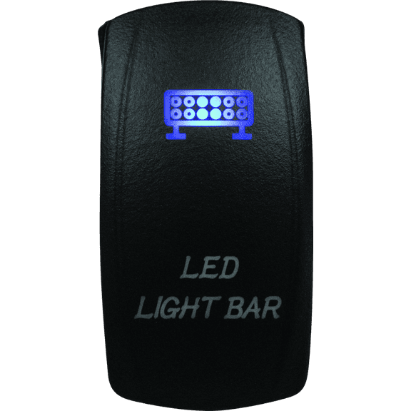 DragonFire Racing Lighted Switch Led Light Bar On/Off Blue