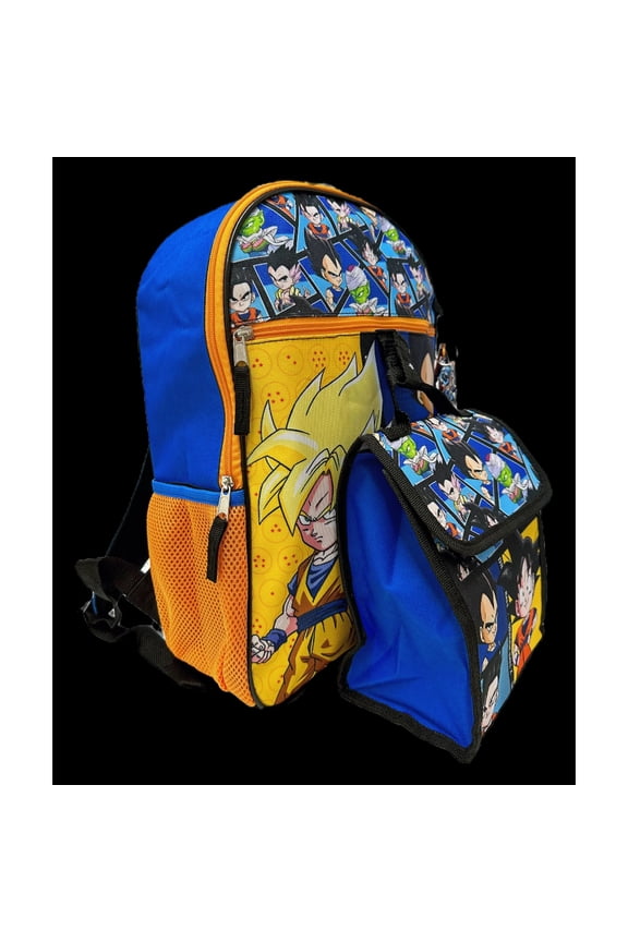 Dragonball 16" Large 5 Piece Backpack Set