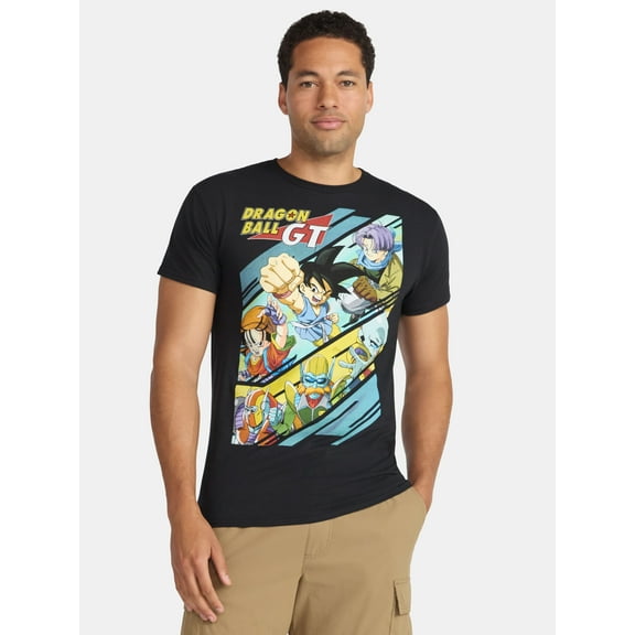Dragon Ball GT Men's and Big Men's Graphic Tee with Short Sleeves, Sizes S-3XL