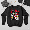 thumbnail image 1 of Dragonball Z Bardock Anime Fighter Vintage Hero Fan Sweatshirt V50018, up to size 5XL, 1 of 2