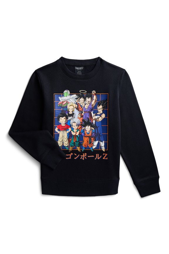 Boys Graphic Crewneck Fleece Sweatshirt, Sizes XS-2XL