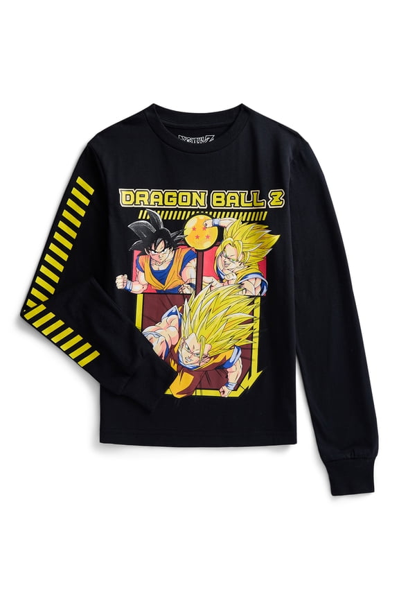 Boys Graphic Tee with Long Sleeves, Sizes XS-2XL