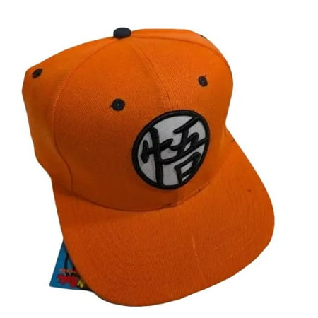 Dragonball Z Goku Logo Embroidered Logo Hat Baseball Cap Adjustable Back One size fits most