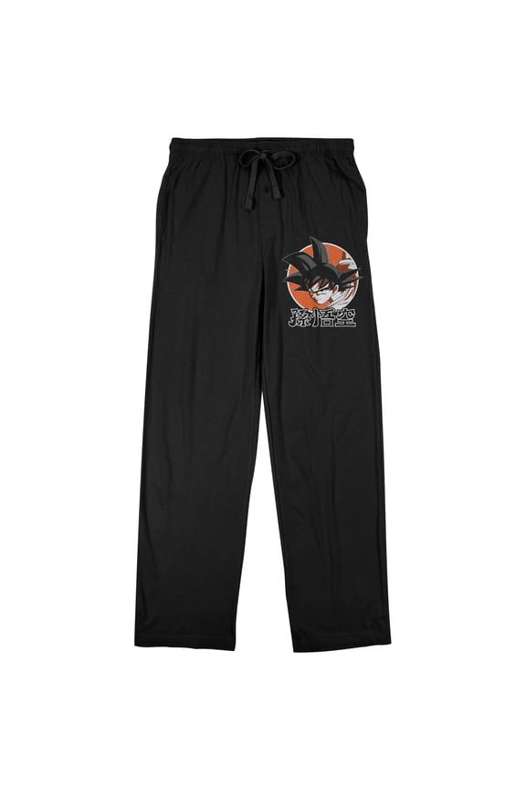 Dragonball Z Goku Men's Black Sleep Pants-XXL