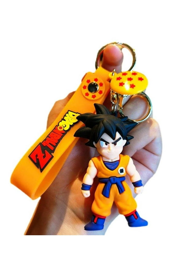 Dragonball Z Goku Rubber Keychain Keyring