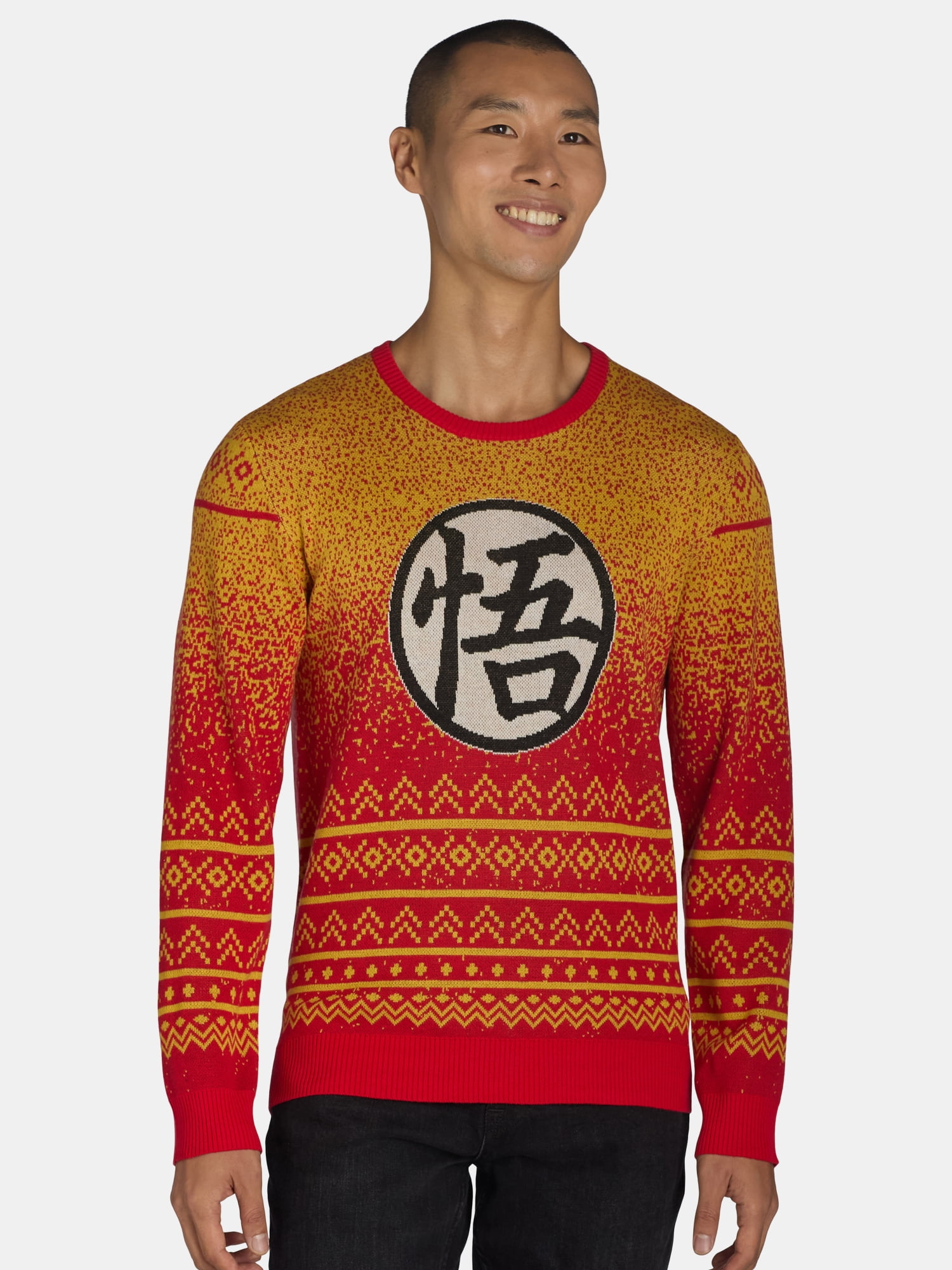 Dragon Ball Z Men s Big Men s Ugly Christmas Sweater Sizes S 2XL