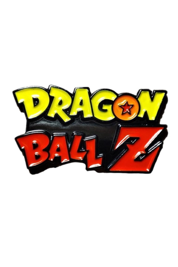 Dragonball Z Name 1 Inch Wide Enamel Metal Pin