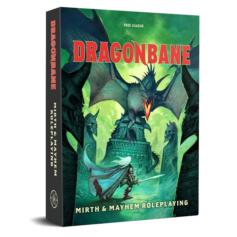 Free League Publishing Dragonbane: Mirth & Mayhem Roleplaying Game Core Set, Includes Dice, Rulebook, Adventures, Map, and More, RPG Tabletop Board Game for Adults, Family, Teens 13+ Free League Publishing Dragonbane: Mirth & Mayhem Roleplaying Game Core Set, Includes Dice, Rulebook, Adventures, Map, and More, RPG Tabletop Board Game for Adults, Family, Teens 13+