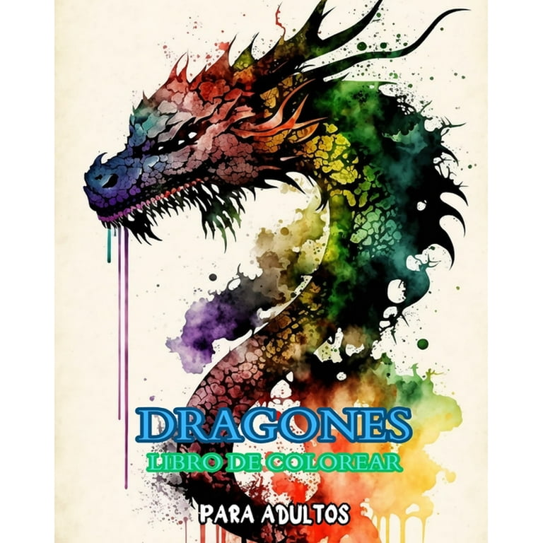 Dragones: un libro para colorear para adultos con mandalas: con criaturas  míticas de fantasía y escenas épicas para los amantes de dragones  (Paperback) 