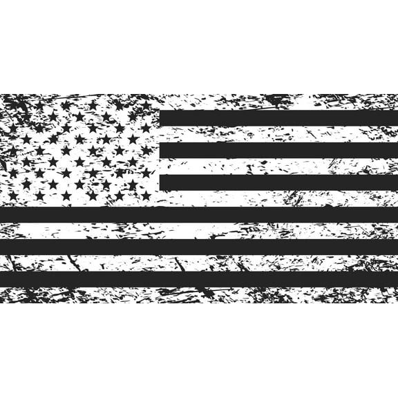 Dragonfire Racing 04-0112 Whip Flag - Double-Sided - Tattered American