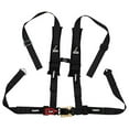 thumbnail image 1 of Dragonfire Racing 14-0025 4-Point H-Style Safety Harness w/Sternum Clip - Black - 2", 1 of 2