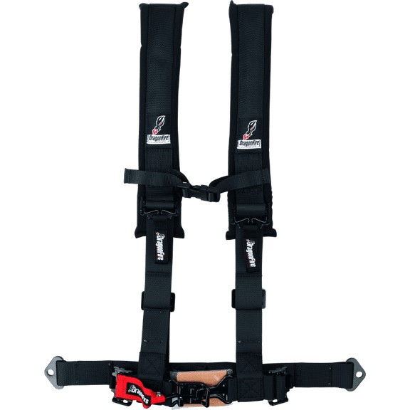 Dragonfire Racing 4/Pt H-Style Hrns W/Strnm Blk Black 14-0025