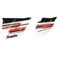thumbnail image 1 of Dragonfire Racing Door Graphics Black/White/Red   75058, 1 of 1