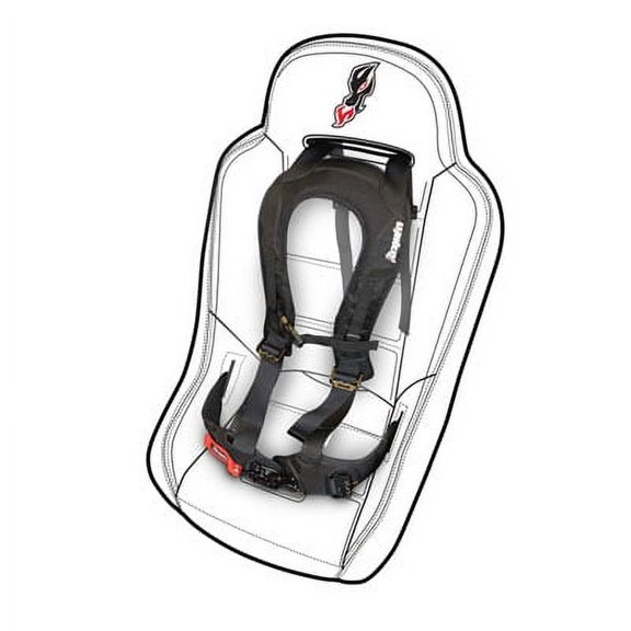 Dragonfire Racing Evo Safety Harness Passenger Side for Can-Am Commander 1000 2011-2014