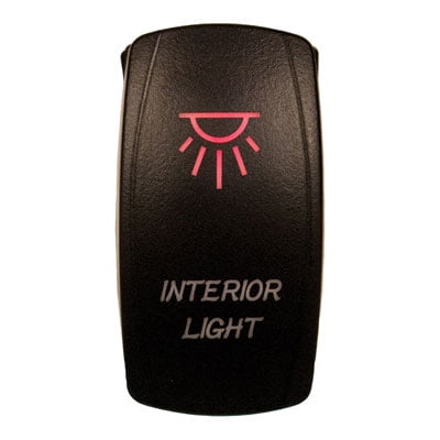 Dragonfire Racing LED Switch (Interior Light) (Red)