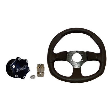 Dragonfire Racing Vinyl D Quick-Release Steering Wheel Kit for Yamaha Viking 700 FI 4x4 2014-2018