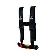 thumbnail image 1 of Dragonfire Racing Youth 4-Point H-Style Safety Harness 2" Black, 1 of 2