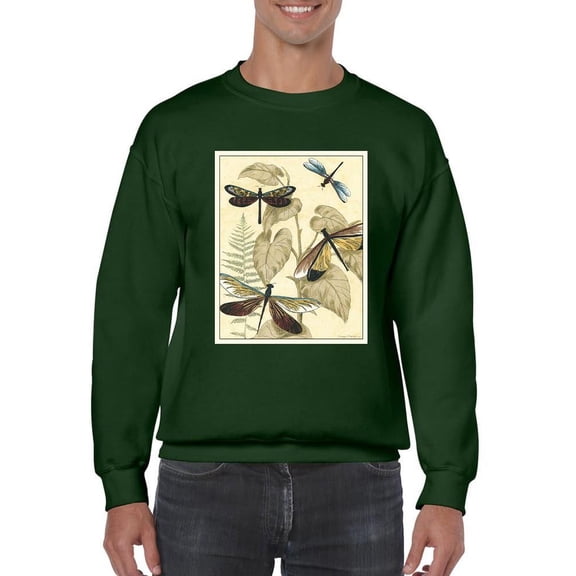 Dragonflies In Nature Ii Sweatshirt Men -Megan Meagher Designs, Male Large
