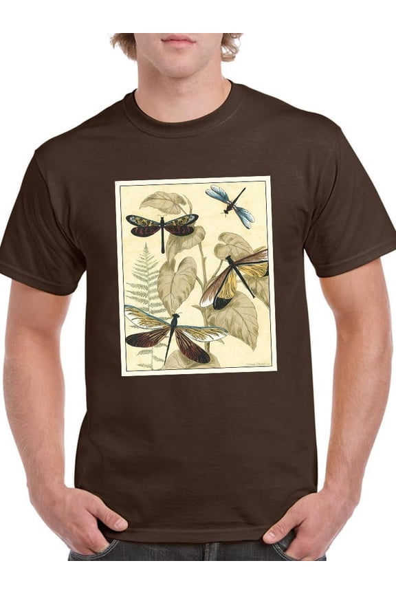 Dragonflies In Nature Ii T-Shirt Men -Megan Meagher Designs, Male Medium