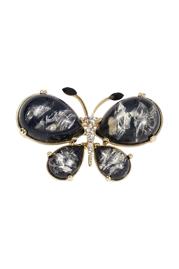 Dragonflies Rhinestones Pin Sparkling Crystal Dress Hat Bag Decoration Accessory