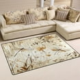 thumbnail image 1 of Dragonflies and Flowers Soft Polyester Area Rug 60''x39'', Non Slip, Memory Foam, Water Absorbent, 1 of 7