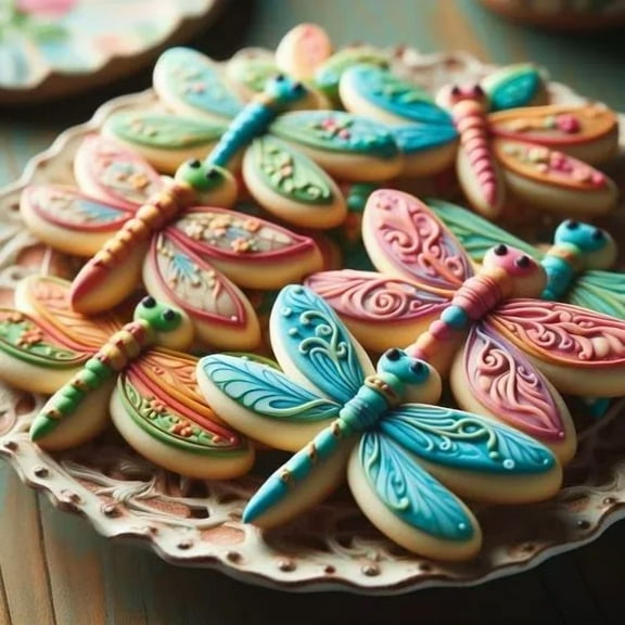 Dragonfly 3.5'' Cookie Cutter Metal Spring Summer Cookie Cutter Bug Cookie