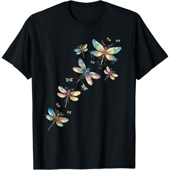 Dragonfly Accessories For Women Cute Summer Dragonflies T-Shirt Unisex S-5XL Hot Trending Shirt, Vintage Birthday Gift