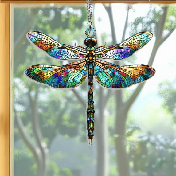 Dragonfly Acrylic Suncatcher Window Hanging, Home Decor, Nature Lover Gift