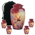 thumbnail image 1 of Dragonfly Adult Urns For Human Ashes Women, 4 Small Keepsake Urn For Female, 1 Large Blue Urn For Adult Male, Funeral Cremation Urns For Ashes Men,10&3 Inch, 1 of 7