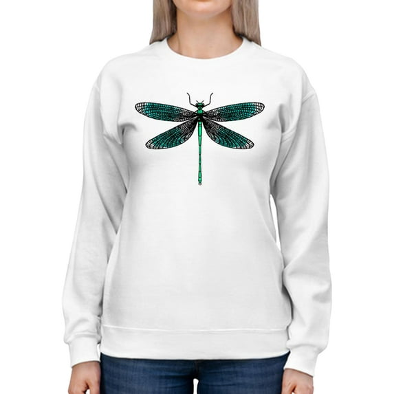 Dragonfly Art. Sweatshirt Women -SPIdeals Designs, Female XX-Large