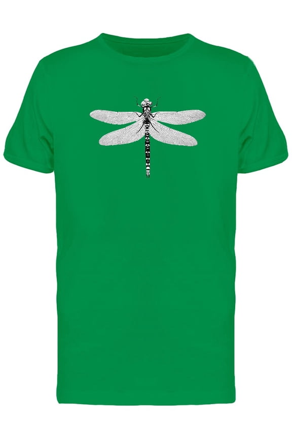 Dragonfly B&W Design Tee Men's -Image by Shutterstock