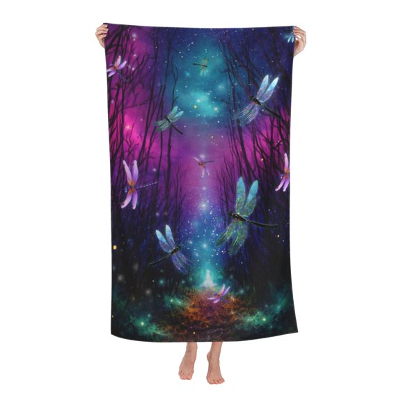 Dragonfly Bath Towel Soft and Highly Absorbent for Adults